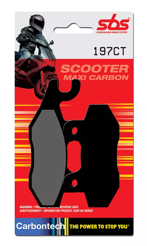 Sbs Jarrupalat Carbon Tech - MOPON JARRUPALAT - 23-197CT - 1