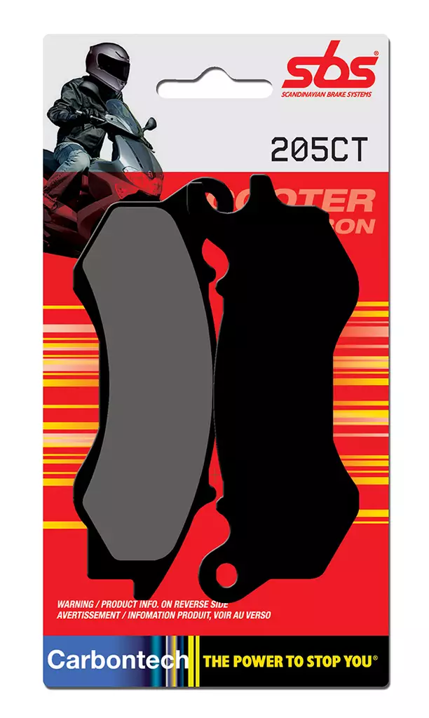 Sbs Jarrupalat Carbon Tech - MOPON JARRUPALAT - 23-205CT - 1