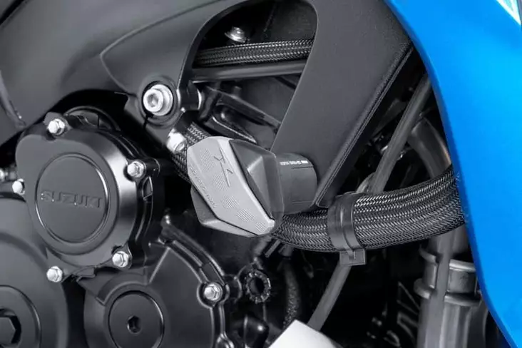 Puig Rubber Cups By Pair R12 Crash Pads C/Grey - JALKATAPIT - 33-6378U - 1