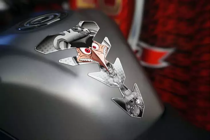 Puig Tank Pad Joker C/Grey - MP TANKINSUOJAT - 33-6496U - 1