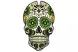 Puig Tank Pad Skull C/Green - MP TANKINSUOJAT - 33-3673V - 2