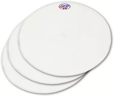 Ufo Etunumerokilpi Veteran Mx/Enduro 1970 3-Pack Valkoinen - CROSSIN SIVUNUMEROKILVET - 650-8049-W - 1