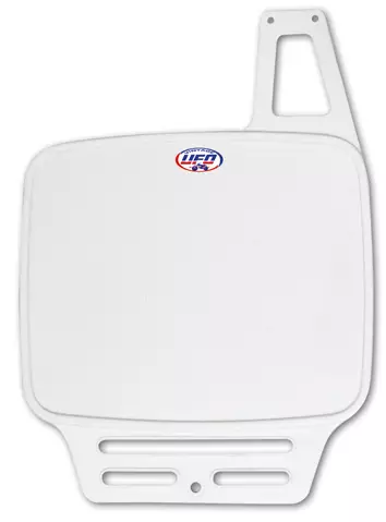 Ufo Etunumerokilpi Veteran Mx/Enduro 79-89 Valkoinen - CROSSIN ETUNUMEROKILVET - 650-8045-W - 1